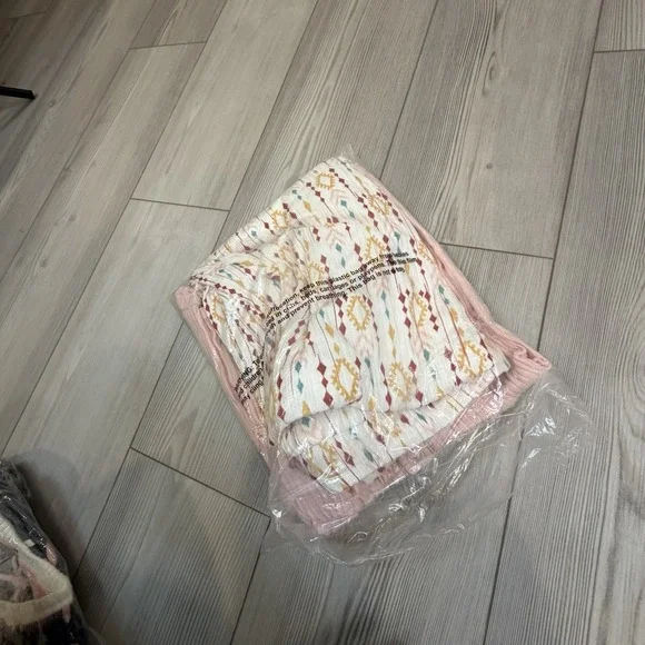 NEW MUK LUKS Butter Knit Western Prairie Pajama Set Women's Small Button Front - Picture 7 of 9